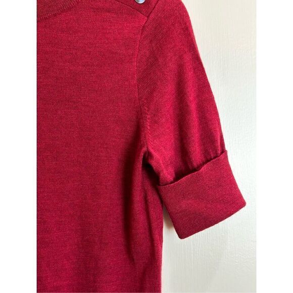 Banana Republic red wool sweater Size Small SEE NOTES - Picture 2 of 8